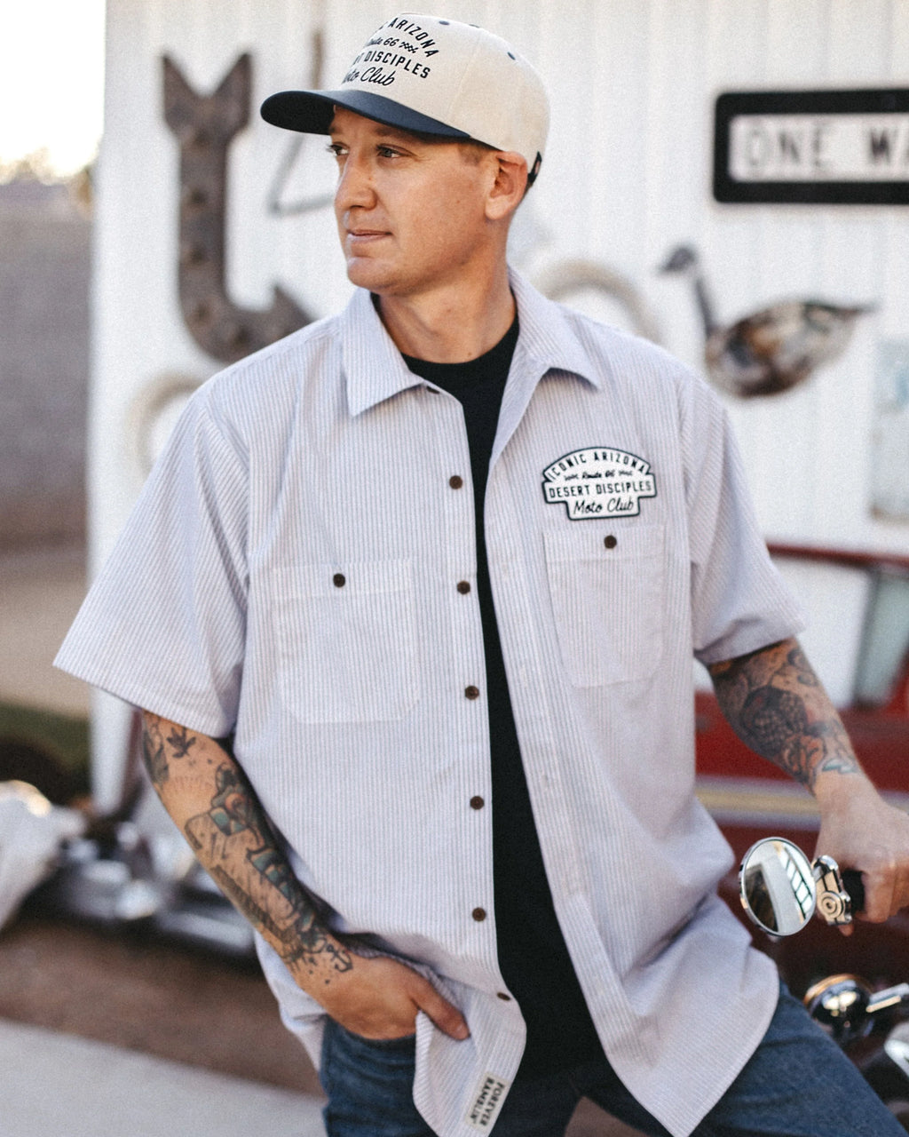 ICONIC ARIZONA - MOTO CLUB MECHANIC SHIRT