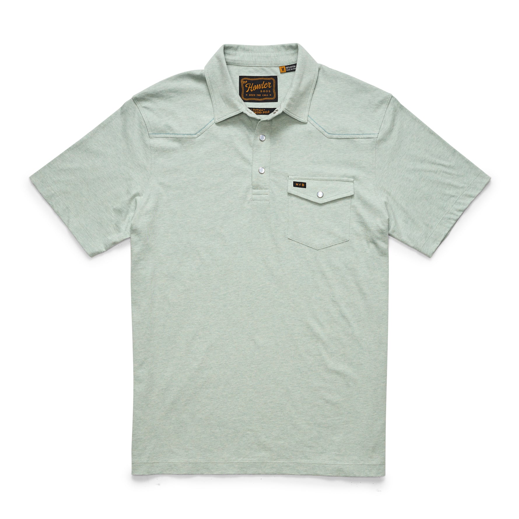 TOPS-SS POLO-HOWLER BROS-123925S-SEA-Seafoam