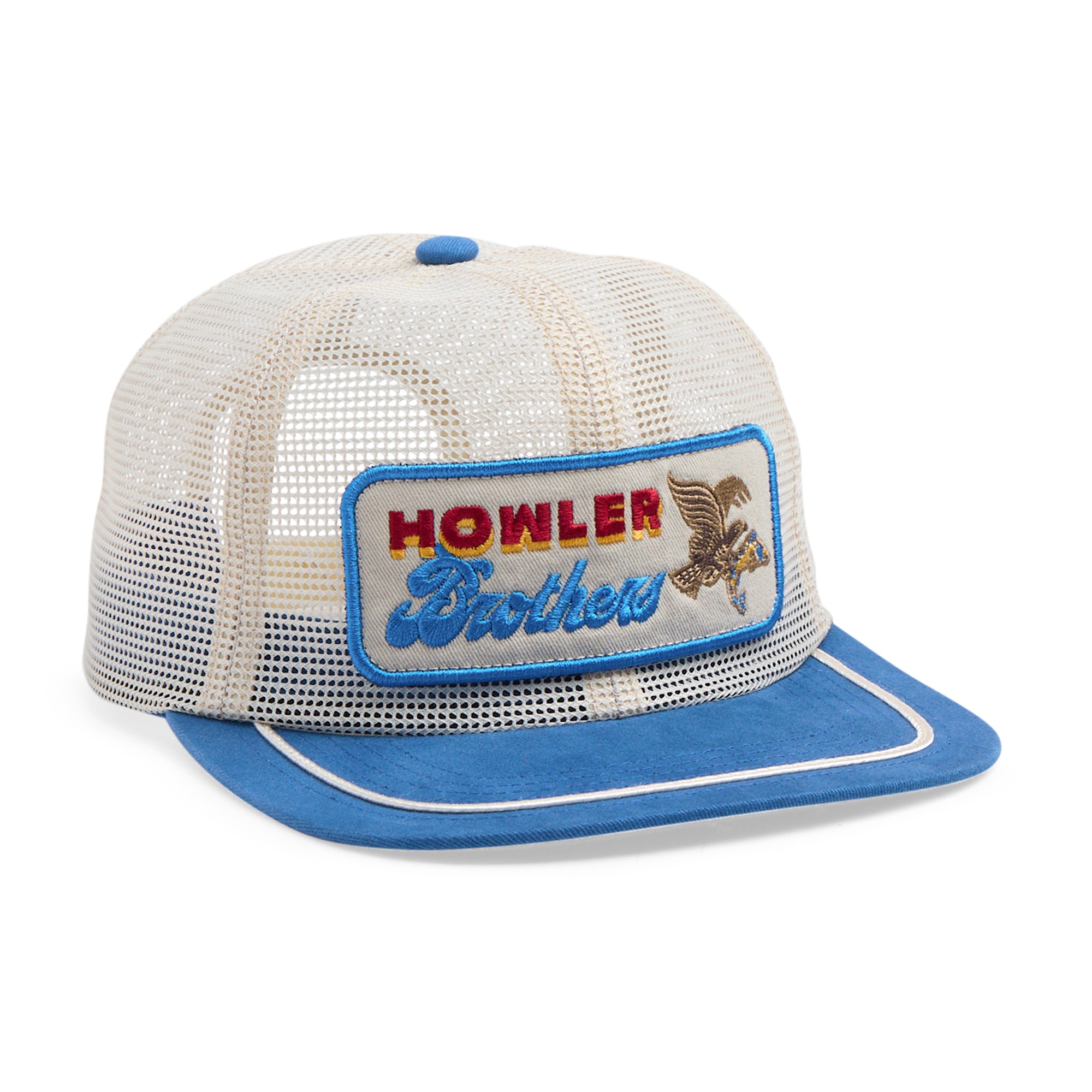 HATS-TRUCKER-HOWLER BROS-160526S-OSP-Feedstore : Osprey Prey : Stone / Blue