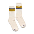 ACCESSORIES-SOCKS-HOWLER BROS-180426S-GOL-Howler Script : White / Gold