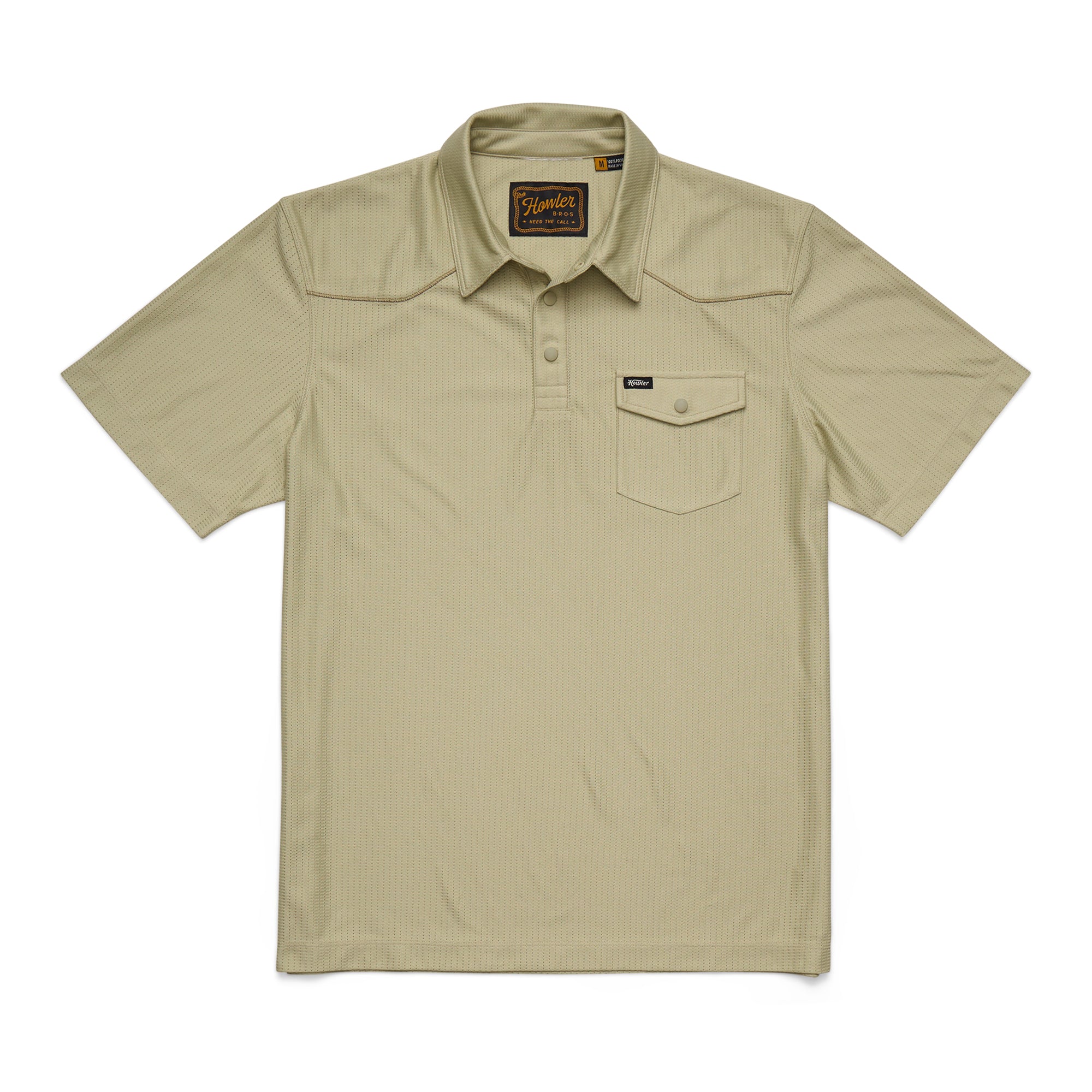 TOPS-SS POLO-HOWLER BROS-220626S-WAS-Wasabi