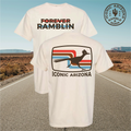 T-SHIRTS-SS- ICONIC ARIZONA-70s Roadrunner -CREAM