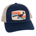 ACCESSORIES-HATS- ICONIC ARIZONA-70s Roadrunner Low Profile -NAVY/TAN