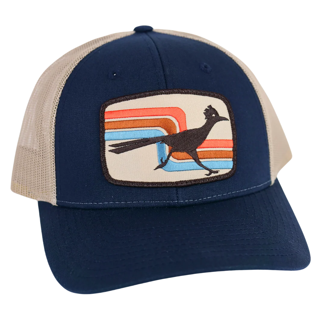 ACCESSORIES-HATS- ICONIC ARIZONA-70s Roadrunner Low Profile -NAVY/TAN