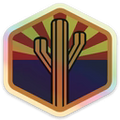 STICKER-STICKER-ICONIC ARIZONA-AZ Sentinel Holographic Sticker-ASST