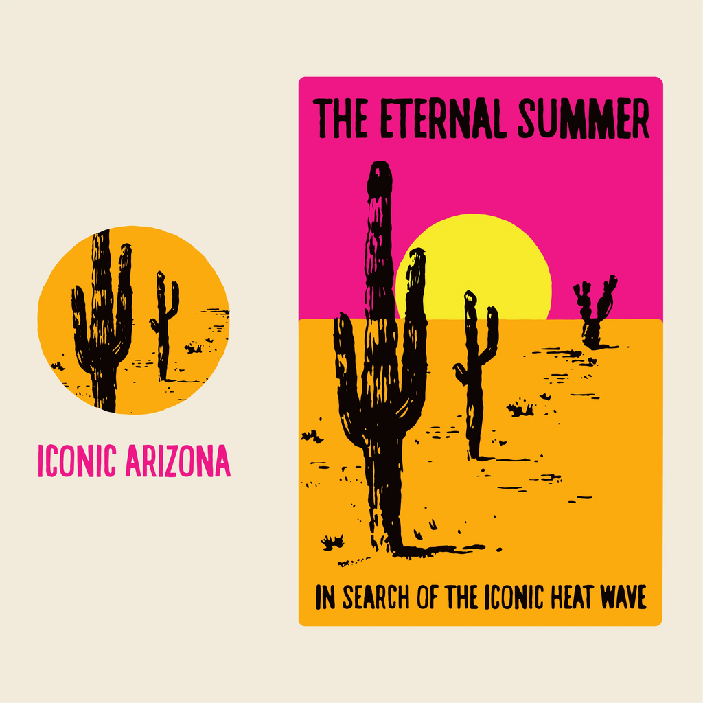 T-SHIRT-SS-ICONIC ARIZONA-ETERNAL SUMMER-WHITE