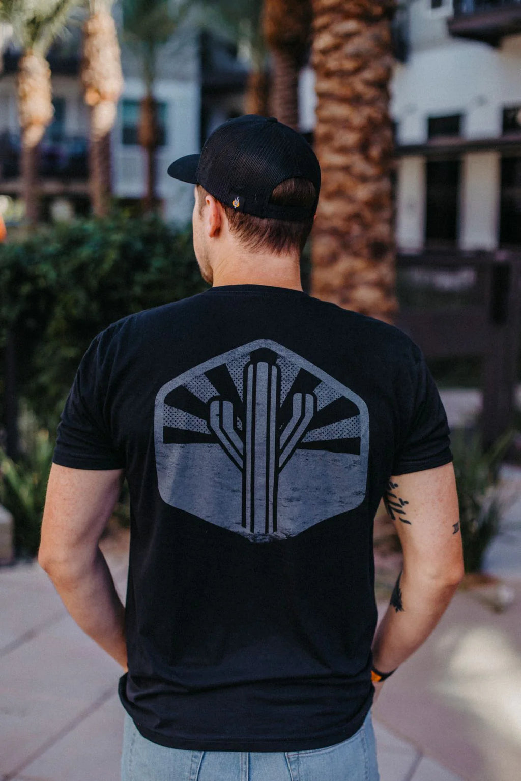 T-SHIRT-SS-ICONIC ARIZONA-SENTINEL-BLACK