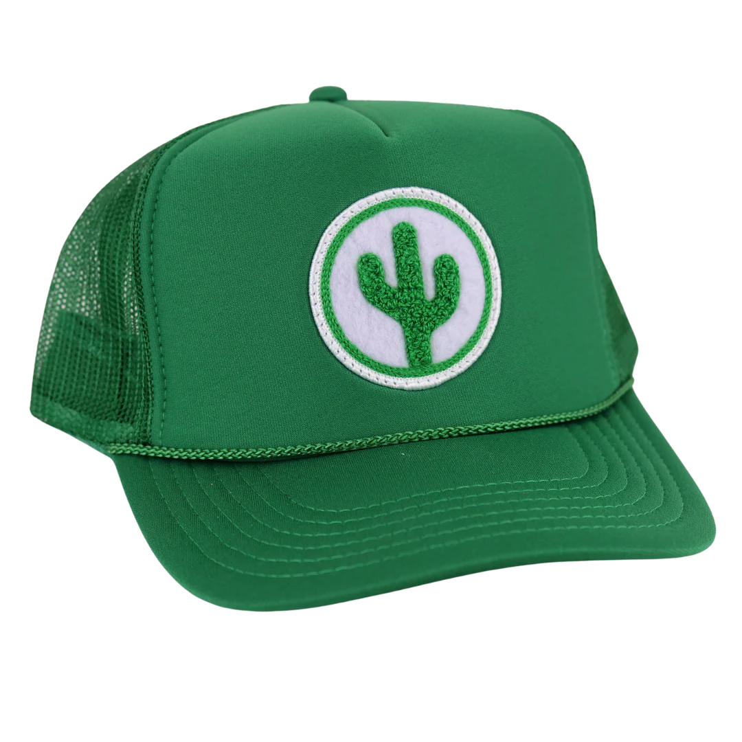ICONIC ARIZONA-SIMPLE SAGUARO CHENILLE FOAMY TRUCKER