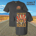 T-SHIRTS-SS- ICONIC ARIZONA-Desert Nomad -GREY