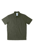 TOPS-SS BUTTON-JUNGMAVEN-PADARO-OLIVE GREEN
