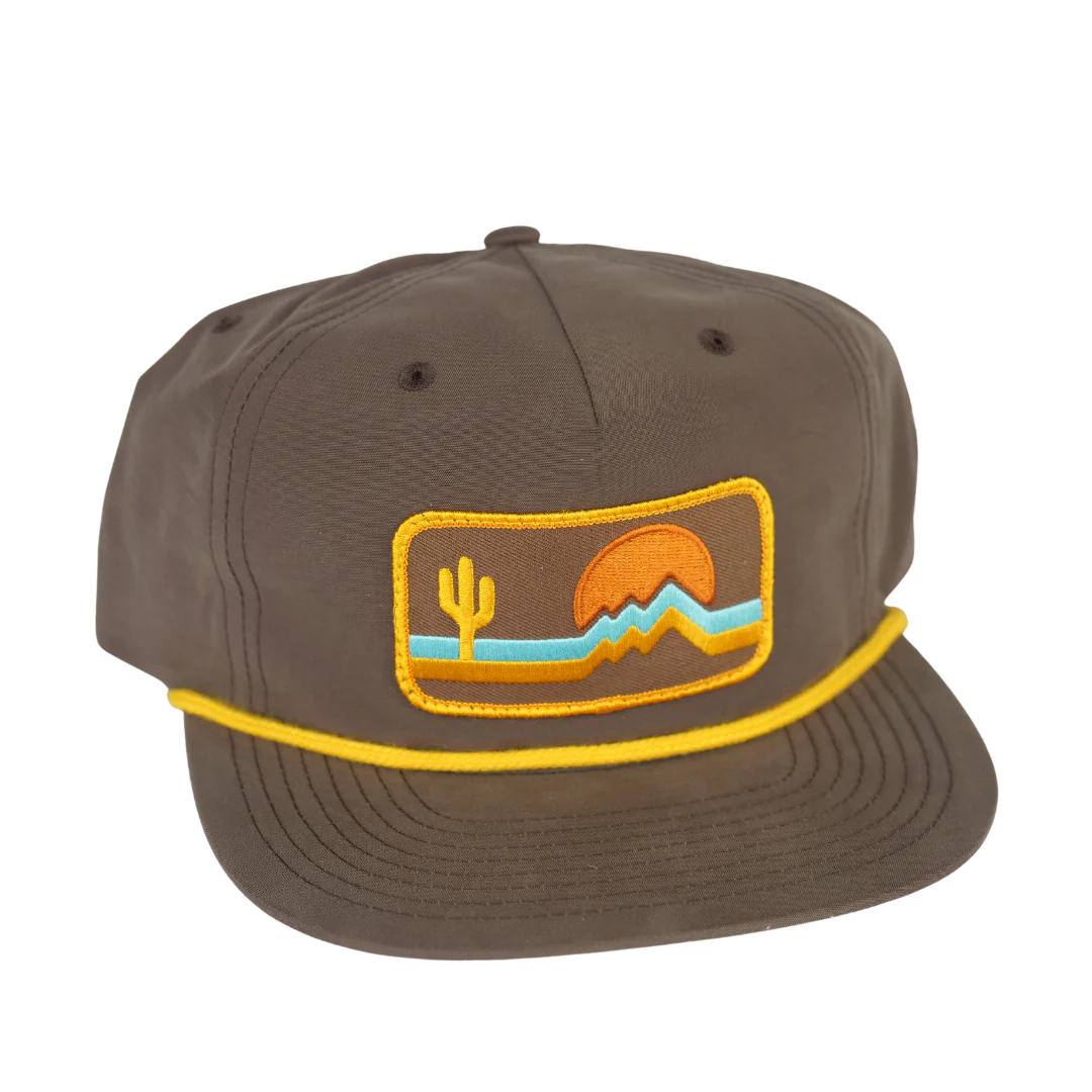 ACCESSORIES-HATS- ICONIC ARIZONA-Retrozona Rope -BROWN/TAN