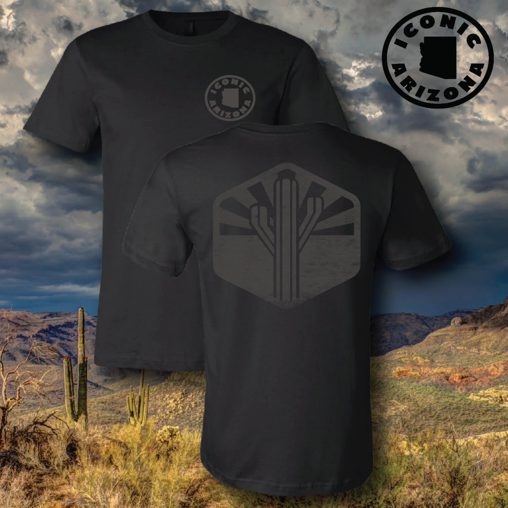 T-SHIRT-SS-ICONIC ARIZONA-SENTINEL-BLACK