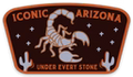 ICONIC ARIZONA-UNDER EVERY STONE BADGE STICKER