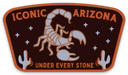 ICONIC ARIZONA-UNDER EVERY STONE BADGE STICKER