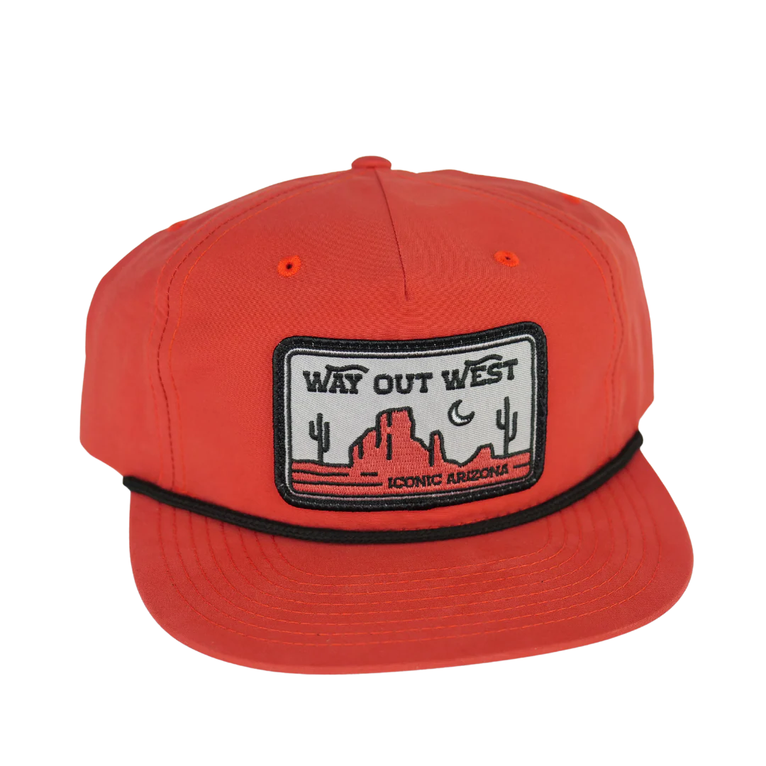 ACCESSORIES-HATS- ICONIC ARIZONA-Way Out West -RED