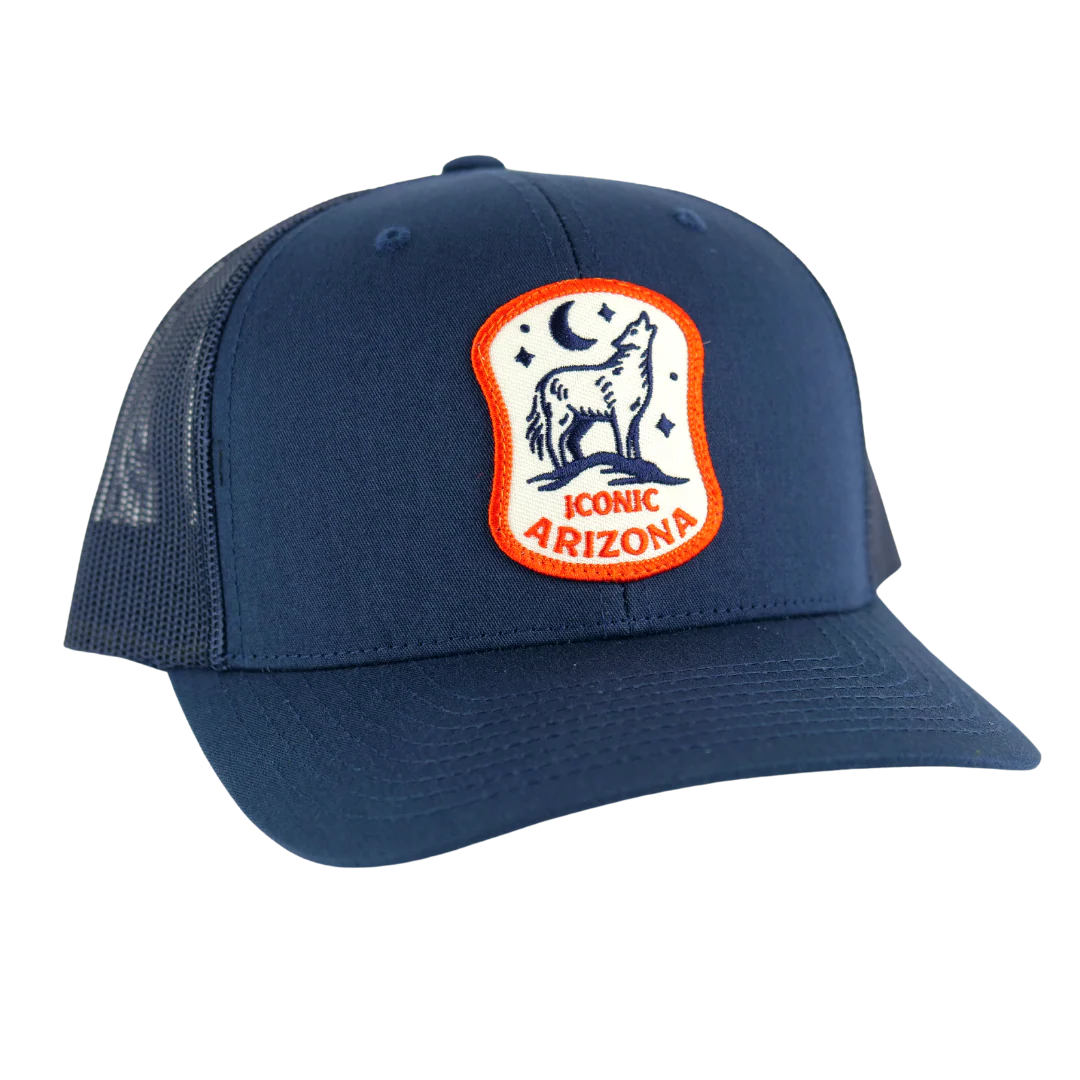 ACCESSORIES-HATS- ICONIC ARIZONA-'Yote Curved -NAVY