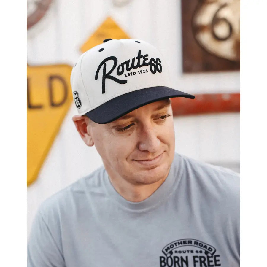 ICONIC ARIZONA - ROUTE 66 - CHAINSTICH TWO TONE HAT
