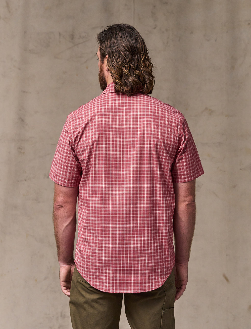 TOPS-SS BUTTON-FILSON-20277947-brick / cream plaid